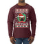 Merry Pitmas Christmas Mens Long Sleeve Shirt