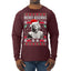 Merry Kissmas  Christmas Mens Long Sleeve Shirt