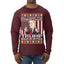 All I Want For Christmas is Trump Back In Office Ugly Christmas Sweater Mens Long Sleeve Shirt