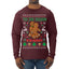 Tis' The Season To Be Naughty Ugly Christmas Sweater Mens Long Sleeve Shirt