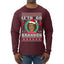 Le'th Go Brandon  Ugly Christmas Sweater Mens Long Sleeve Shirt