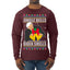 Jingle Bells Biden Smells Ugly Christmas Sweater Mens Long Sleeve Shirt