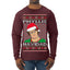 Office Phyllis Navidad Happy Holiday Ugly Christmas Sweater Mens Long Sleeve Shirt