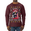 Nakatomi Plaza Happy Trails Hanz Ugly Christmas Sweater Mens Long Sleeve Shirt