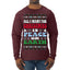 All I Want For Christmas Is Peace on Earth  Ugly Christmas Sweater Mens Long Sleeve Shirt