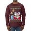 That Santa Mother F Isn't Real CLEAN  Ugly Christmas Sweater Mens Long Sleeve Shirt