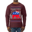 I'm Dreaming Of A Right Christmas Republican GOP  Ugly Christmas Sweater Mens Long Sleeve Shirt