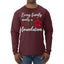 Every Family Needs a Stable Foundation Christmas Mens Long Sleeve Shirt