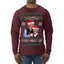 Beginning To Look Like You Miss Us Trump Carlson 24 Ugly Christmas Sweater Mens Long Sleeve Shirt