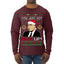 Just Got Litt Up Louis Tv Show Parody Ugly Christmas Sweater Mens Long Sleeve Shirt
