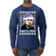 Santa Mike Michael Scott The Office Ugly Christmas Sweater Mens Long Sleeve Shirt