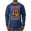 Strike First Strike Hard No Mercy Xmas Ugly Christmas Sweater Mens Long Sleeve Shirt