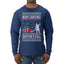 Merry Christmas Shitter's Full Christmas Vacation Ugly Christmas Sweater Mens Long Sleeve Shirt