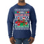 Santa Claus, Can You Do Something For Me? Ugly Christmas Sweater Mens Long Sleeve Shirt