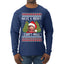 Merry Swiftmas Ugly Christmas Sweater Mens Long Sleeve Shirt
