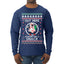 Out Here Looking Like A Snack Cookie Ugly Christmas Sweater Mens Long Sleeve Shirt