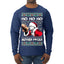 Friday Hood Santa  Ugly Christmas Sweater Mens Long Sleeve Shirt