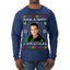 Have a Perry Christmas Ugly Christmas Sweater Mens Long Sleeve Shirt