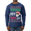 Where My Ho's At? Ugly Christmas Sweater Mens Long Sleeve Shirt