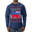 I'm Dreaming Of A Right Christmas Republican GOP  Ugly Christmas Sweater Mens Long Sleeve Shirt