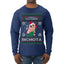 Christmas Karol Santa's Favorite Bichota Ugly Christmas Sweater Mens Long Sleeve Shirt