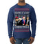 Dreaming of a right christmas conservative crew  Ugly Christmas Sweater Mens Long Sleeve Shirt
