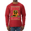 Strike First Strike Hard No Mercy Xmas Ugly Christmas Sweater Mens Long Sleeve Shirt