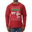 Where my Hos At Santa Funny Ugly Christmas Sweater Mens Long Sleeve Shirt