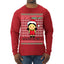 Red Light Green Light Ugly Christmas Sweater Mens Long Sleeve Shirt