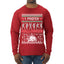 I Prefer Halloween Dancing Skeletons Ugly Christmas Sweater Mens Long Sleeve Shirt