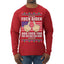 Fuck Biden and Fuck You For Voting For Him Christmas Mens Long Sleeve Shirt
