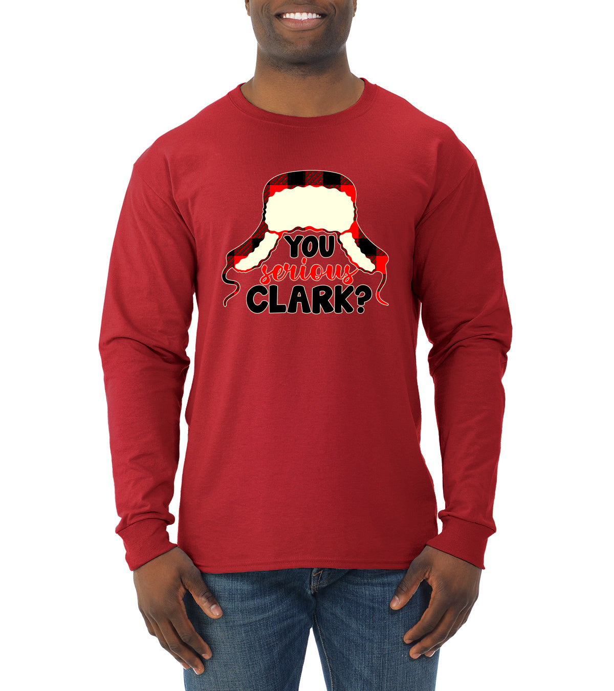 You Serious Clark? Christmas Mens Long Sleeve Shirt