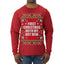 First Christmas With My Hot New Wife Ugly Christmas Sweater Mens Long Sleeve Shirt