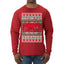 Nakatomi Plaza Christmas Party Survivor Ugly Christmas Sweater Mens Long Sleeve Shirt