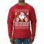 One For Biden One For Harris Santa Ugly Christmas Sweater Mens Long Sleeve Shirt