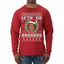 Le'th Go Brandon  Ugly Christmas Sweater Mens Long Sleeve Shirt
