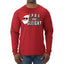 Hipster Santa IPAs and Sleigh? Christmas Mens Long Sleeve Shirt