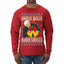 Jingle Bells Biden Smells Ugly Christmas Sweater Mens Long Sleeve Shirt