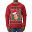 Office Phyllis Navidad Happy Holiday Ugly Christmas Sweater Mens Long Sleeve Shirt