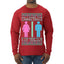 All I Want For Christmas Is For There To Be Two Genders Ugly Christmas Sweater Mens Long Sleeve Shirt