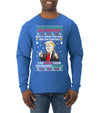 Trump This is the Greatest Ugly Christmas Sweater Mens Long Sleeve Shirt