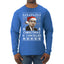 Christmas Is Cancelled Michael Scott Office Ugly Christmas Sweater Mens Long Sleeve Shirt