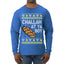 Challah At Ya Boy Ugly Christmas Sweater Mens Long Sleeve Shirt