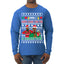 Santa Claus, Can You Do Something For Me? Ugly Christmas Sweater Mens Long Sleeve Shirt