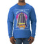 Retro Nakatomi Plaza 1988 Holiday Party Ugly Christmas Sweater Mens Long Sleeve Shirt