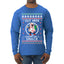 Out Here Looking Like A Snack Cookie Ugly Christmas Sweater Mens Long Sleeve Shirt