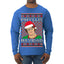 Office Phyllis Navidad Happy Holiday Ugly Christmas Sweater Mens Long Sleeve Shirt