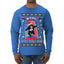 Nakatomi Plaza Happy Trails Hanz Ugly Christmas Sweater Mens Long Sleeve Shirt