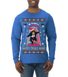 Nakatomi Plaza Happy Trails Hanz Ugly Christmas Sweater Mens Long Sleeve Shirt