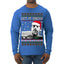 Hunter Let It Snow Biden Ugly Christmas Sweater Mens Long Sleeve Shirt